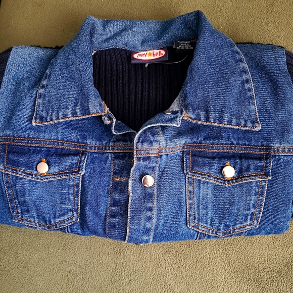 Deniem Sweater Jacket - Picture 1 of 3